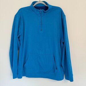 🦩 TailorByrd Blue 1/4 Zip Pullover – XL